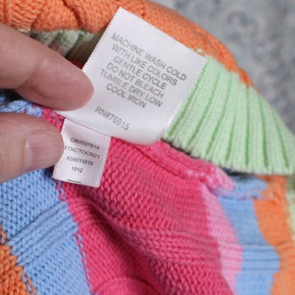 Appleseeds PL Crewneck‎ Sweater Pastel Stripe - Picture 7 of 7